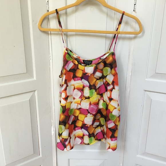 Topshop Colorful Candy Top - Picture 1 of 8